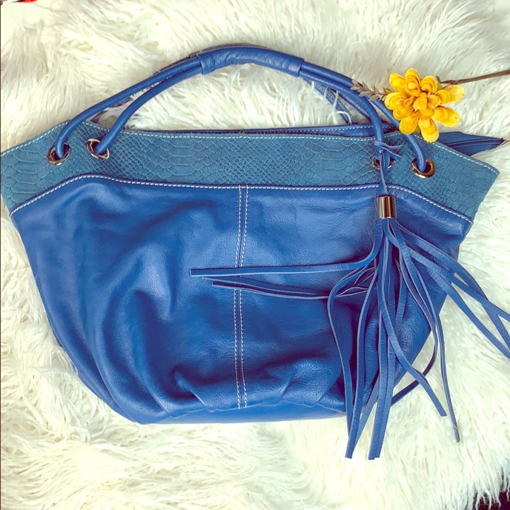 Vintage 90’s💙INNUE Super Soft Quality Leather Bag